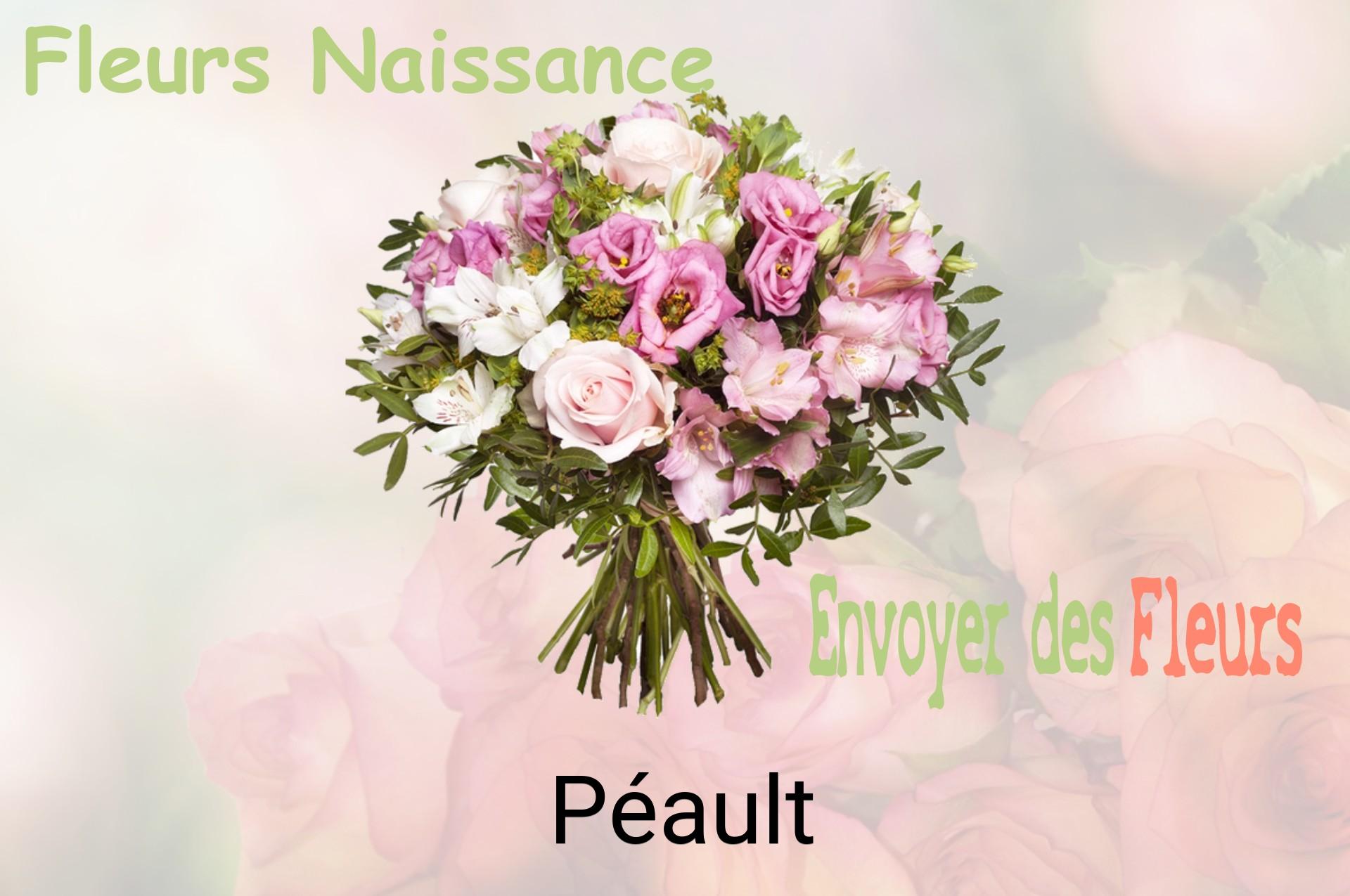Bouquet de fleurs de naissance livré à Péault
